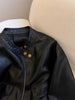 Women Pu Leather Jacket Women Autumn Short Casual All-match Leather Tops Female Korean Loose Leather Lady Outerwear