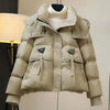 Loose Comfortable Be All-match Ladies Cotton Padded Outerwear Elegant Hooded Thicken Women's Down Cotton Jacket