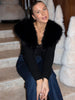 Knit Fluffy Cardigan Sweater Women's Ribbed Long Sleeve V-Neck Fluffy Elegant jacket Coat Female Knitwear Cardigan
