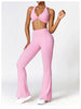 High Waist Flare Leggings Yoga Pants Women Wide Leg Pants Women Gym Workout Fitness Sports Flared Pants Latin Dance Trousers
