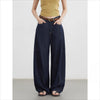 Women's Jeans Loose Casual High Waist Split Female Wide Leg Denim Pants Spring Autumn