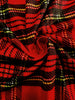 Women's Cute Red Plaid Long Sleeve Dress, Christmas - Vibe Swing Mini Dress, Comfy for Holiday Parties & Daily Wear