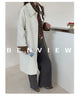 Oversize Casual England-style Turn-down Collar Design Coats for Women Autumn Mid-length Trench Coats