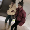 Women's Jacket Korean Version Stand Collar Short Cotton-padded Jacket Thickening Warm Parkas Winter Jackets for Women Coat