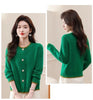 Knitted Cardigan Women Joker Autumn Short Sweater Jacket Ladies All-MatchTemperament Loose Knitwear Outerwear Female