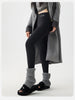Autumn Winter Thick Foot Pants Sharkskin Leggings Women's Rabbit Fleece Warm Leggings High Waist Elastic Non Trace Yoga