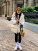 Adjustable Waistcoats Solid Cotton Vest Jacket Women Autumn Winter Hooded Waistcoat Warm Thicken Cotton Sleev