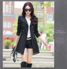 2026Spring Autumn Windbreaker Coat Women Slim Mid Long Lace Trench Coat Female Casual Double-breasted Outerwear Tops