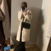 Ladies Stand Collar Mink Plush Outwear Women Leisure Long Sleeves Thicken Fur Coat Winter Female Long Faux Fur Jacket