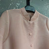 Spring Pleated Single Breasted Cardigan Coat For Women Casual Elastic Loose Mid-Length Coat 2DB5482
