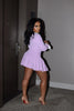 Women Pleated Mini Skirts Suit and Shirt Patchwork Long Sleeve Blazer Matching 2 Two Piece Set Outfits