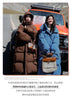 Long Thickened Down Cotton Bread Style Coat Women's Winter Outerwear Korean Loose Long Knee Length Solid Hooded Jacket