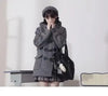 Japan Jk Wool Jackets Solid Loose Thickend Lapel Spring Jacket Korean Preppy Casual Coats Female Tops