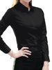Spring Autumn black white shirt women's Korean version slim fit long sleeved workwear shirt professional dress formal top