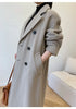 101801 Women Coat Winter Women's Jacket 10% Cashmere 90% Wool Classic Camel Wool Coat