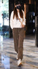 Winter Thickened and Padded Corduroy Pants Women Women's Loose Bunched Feet Harlan Pants Sweatpants Women