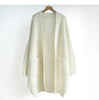Women Long Cardigan Spring Knitted Loose V-neck Autumn Winter Elegant Sweet Outerwear Ladies Sweater Coat Soft Jacket Y2K
