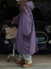 Black Big Size Long Cotton-padded Coat Long Sleeve Loose Fit Women Parkas Tide Autumn Winter 1DH2804