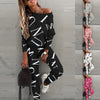 Urban Style Women's Casual Long Sleeve Printed Set Pants Autumn Comfortable Streetwear Outfit