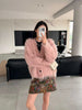 Women Autumn Furry Sweater Coat Single Button Design Knitted Warm Coat Thick Cardigans Clothes Tops For Women Sweater
