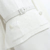 Long Sleeves with Belt Knitted Dresses Beaded Button Black Long Gown Belted Slim Bow White Dress Autumn Elegant Women's Clothing