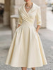 Women's Dress V-neck Waist-hugging Makes You Look Slim And Elegant Long Sleeves Maxi Prom Dresses For Women