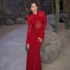 Mesh Hollow Slim Party Sexy Dresses Elegant Pleated Bodycon Maxi Long Dress Women Autumn Winter Dress Vestidos