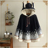 Bunny Hoodie Coat Winter Hooded Women Thick Velvet Poncho Cape Poncho Coat With Ears Cute Xmas Christmas Jacket Pullover Cloak