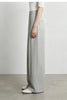 Wide Pants Woman Autumn Pleated Breathable Casual Trousers Loose Versatile Middle-aged Women's Clothing 12623019