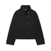 Elegant Stand Collar Short Jacket For Women Lady Outerwear High Street Long Sleeve Single Breasted Female Coats