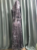 European and American Bohemian Style Flared Sleeve Print V-Neck High Waisted Vacation Dress Floral Women's Long Skirt