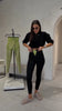 Contrast Women's Leggings Slim High Waist Hip Package Party Long Bottom Female Street Shrinking Trousers Lady