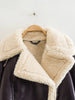 Double Sided Short Jacket Women Warm Thick Lapel Lambswool Coat Autumn Winter Vintage Female Fleece Chic Tops