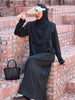 Modest Hooded Prayer Dress Muslim AbayasFull Sleeve One-piece Kaftan Women Ramadan Jilbabs Hijab Dresses Islamic Clothing