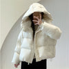 Parkas Women Winter Down Cotton Jacket Coat Ladies Hooded Outwear Parka Thick Cotton Padded Female Warm Overcoat