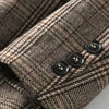 Spring Autumn Plaid Women Blazer Long Sleeve Business Work Wear Ladies Suits Casual Jacket Woman Tops
