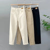 2026New Korean High Waist Denim pants Women's Autumn Casual Loose Khaki Harun pants Female Trousers Ladies