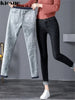Winter Jeans Women Gold Fleeces Inside Thickening Denim Pants High Waist Warm Trousers Female jeans woman Pants