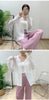 Blue Pleated Coat For Women Turn-down Collar Long Sleeve Lightweight Cardigan Jackets Chic Female Clothes 2DB3445