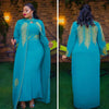African Wedding Party Dresses for Women Spring Autumn African Long Sleeve Red Black Blue White Long Dress Suit Muslim Abaya