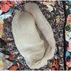 Vintage Floral Flower Printed Cotton Coat Women Fleece Thick Warm Long Sleeve Quilted Jacket Autumn Winter Women's Clothing