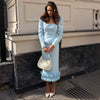 Elegant Woolen Top Pants Women Set Urban Long Sleeve Slash Neck Pleated Blouse Straight Trousers Autumn Winter Lady Suit