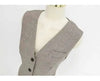 Office Lady Three -piece Set For Women V-neck Single Breasted Solid Color Tops With Ankle-length Pants 2Z2093