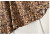 Autumn Winter Korean Patchwork Bandage Long Sleeved Knitted Dress Women's Slim Sweet Corduroy Flower Dresses