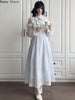 Japanese Sweet Lolita Women Dresses Kawaii Slim Fit Bow Lace Y2k Evening Dress Chic Korean Vintage Party Harajuku Outfit