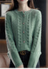Autumn Knitted Cardigan Women's Jacket Long Sleeve Korean Loose Round Neck Cardigan Sweater Jackets Women Casual Knit Top
