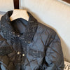 Autumn and Winter Women's Elegant Cotton Clothes with Small Fragrance Design Thickened Warm Parker Coat