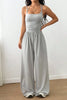 Spring Fall Women's Jumpsuit Solid Color Double-Strap Relaxed-Fit Casual Pants Y2k Clothing
