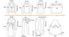 High Elastic Waist Black Wide Leg Arc Ankle Length Pants Loose Trousers Women Tide Autumn 31A0014