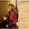 Spring Paisley Cashew Flower Jacquard Jacket For Women Casual Long Sleeve Zipper Sweater Lady Chic Street Knitted Outerwear